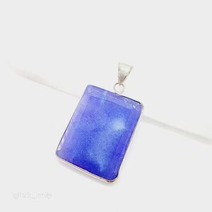 Sapphire Ethnic Handmade Pendant Jewelry 1.8"
